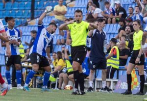 El aguileño Martínez Montalbán pitará por octava vez en su carrera al Algeciras CF, esta vez en Antequera