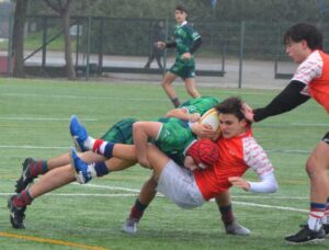 La Andaluza Sub-18 de los sanroqueños Fran Villalobos y Álvaro Vaca cae ante Madrid (6-29) y acaba penúltima en el Nacional