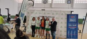 Esther Montero, del Remo Algeciras, campeona de andalucía de Remoergómetro, con bronce para el Veterano Mixto