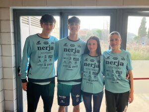 Tres medallas, una de oro, en el Andaluz de Short Track sub-18 para los atletas algecireños del Trops Nerja