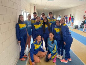 Cuatro medallas para los atletas del Bahía de Algeciras en el Campeonato de Andalucía de Short Track en Antequera