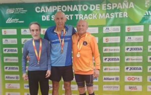 Manuel Rodríguez, del Club Atletismo Linense, medalla de oro en el Campeonato de España de Short Track