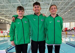Gabriel Terán y Henry González, del CD Natación Ciudad de Algeciras, campeones de España en Edad Escolar