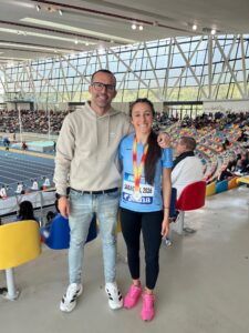 Marina Delgado, del Diputación Valencia, medalla de plata en el Campeonato de España de Short Track Sub-20