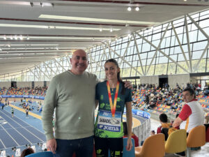 La algecireña Ana Alba Ruiz De Diego, del Unicaja Jaén Paraíso Interior, plata en el Nacional Short Track Sub-20