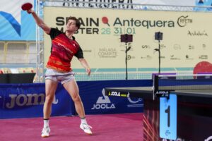 El jugador tarifeño de tenis de mesa Juan Pérez Chico, citado por España para el Campeonato del Mundo de Londres