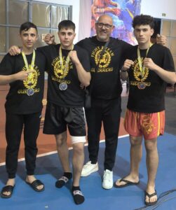 Dos medallas de plata y una de bronce para el Natur Fitness Algeciras en el Nacional de Sanda