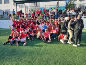 El CD San Roque vence en su visita a Olvera (0-1) y consigue el ansiado retorno a Primera Andaluza