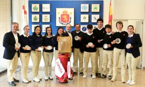Martín Cervera, del Real Club de Golf Sotogrande, protagonista en el triunfo de España en el Match frente a Inglaterra