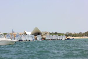 El RCN La Línea, tercero en ILCA 6 en el inicio del 35º Campeonato de Andalucía de Equipos de Clubes en Cádiz