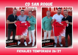 El CD San Roque presenta a sus dos primeros fichajes para la 26/27: regresa Antonio Cintas y llega Edu Navas