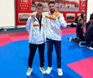 Doblete de oro para el linense Fran Téllez, del Club Seúl Gym, en el Open Máster Internacional de Madrid