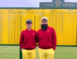 Yago Horno (RCG Sotogrande) y Gonzalo Baños (CG La Cañada), sexto y décimo en el 60º Lytham Trophy