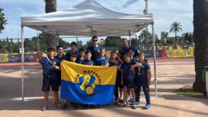 El equipo alevín del CW Algeciras se impone (14-6) al CW Sevilla en la final y se hace con el título de la Liga LED en Málaga