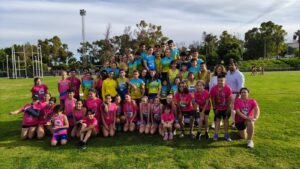 Unos 150 escolares participan en la final de los Juegos Municipales de atletismo en el ‘Enrique Talavera’