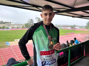 Antonio Ángel Arjona, del CA Bahía de Algeciras, bronce en el Campeonato de España Sub-16 con Andalucía