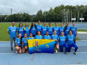 Elena Ruiz Porras lidera el equipo femenino del CA Bahía de Algeciras en la final B4 de Segunda División en Badajoz