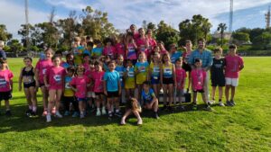 Cerca de 160 jóvenes atletas participan en la final de los Juegos Municipal de Algeciras en el ‘Enrique Talavera’