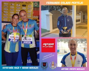 Tres competidores del Club Atletas Veteranos y uno del Bahía de Algeciras, en el Campeonato de España Máster