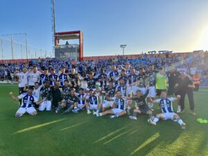 La SD Ponferradina da la sorpresa y derrota al Atlético Madrileño (0-1) para meterse en la final por subir a Segunda