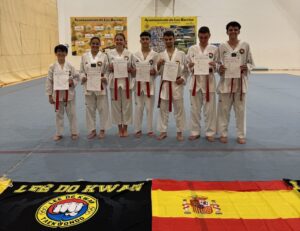 El Lee Do Kwan de Los Barrios ya presume de poder contar con siete nuevos alumnos con cinturón negro Primer DAN
