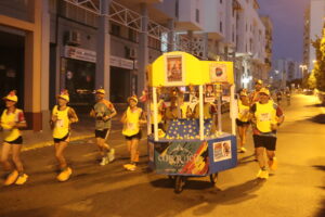 Los atletas marroquíes Hassan Chani y Nazha Machrouh repiten victoria en la XXIV Carrera del Puerto de Algeciras