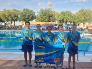 Excelente arranque en el Campeonato de Andalucía de categoría alevín para el CD Natación Ciudad de Algeciras