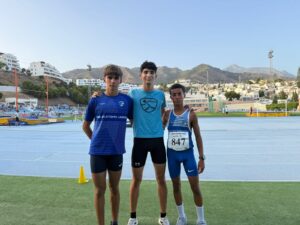 Buen papel de los tres representantes del CAL en el Campeonato de Andalucía Sub-18 celebrado en Nerja