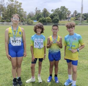 Cuatro metales, una plata y tres bronces, para el Club Atletismo Promoción Algeciras en el Andaluz Sub-12 en casa