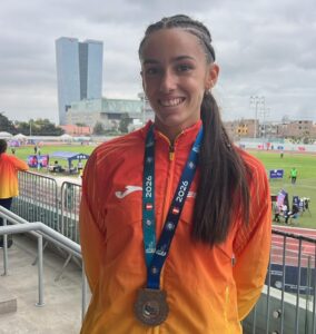La atleta algecireña Ana Alba Ruiz De Diego, medalla de plata en el Campeonato Iberoamericano Sub-20 de Perú