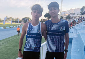 Gonzalo Mora y Gonzalo Loza, del Club Atletismo Linense, octavo y noveno en el Campeonato de Andalucía Sub-20
