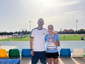 La algecireña Marina Delgado, atleta del Diputación Valencia, de nuevo campeona de España de 200 metros