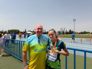 La atleta algecireña Ana Alba Ruiz De Diego (Unicaja Jaén), flamante campeona de España Sub-20 de 400 metros