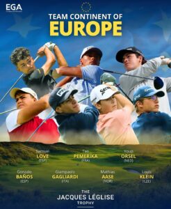 El golfista algecireño Gonzalo Baños, citado para formar parte del equipo europeo en el Jacques Léglise Trophy