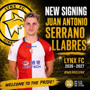 David ‘Guti’ se lleva al Lynx FC al algecireño Juan Serrano, que podría debutar mañana en un amistoso en Los Barrios
