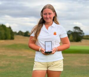 Brillante subcampeonato para Sofía Gamilla, del Club de Golf La Cañada, en el Internacional de Inglaterra Sub-14