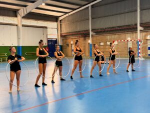 Clausurado el campus de gimnasia rítmica en Palmones con medio centenar de participantes de toda la comarca