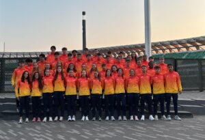 Las atletas algecireñas Marina Delgado y Ana Alba Ruiz, con España camino del Mundial Sub-20 de Oregón