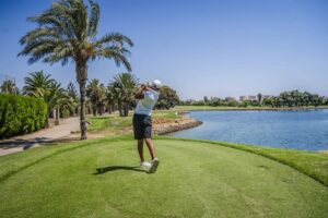 Gonzalo López Menjíbar, del CG La Cañada. cae en cuartos del Campeonato Match Play de Playa Serena ante el campeón