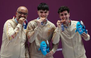 El tarifeño Juan Pérez Chico, brillante medalla de bronce en tenis de mesa en los XX Juegos del Mediterráneo de Taranto