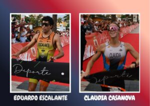 Eduardo Escalante (Montilla Córdoba) y Claudia Casanova (Tridingo Team) ganan el XII Triatlón Sprint San Roque