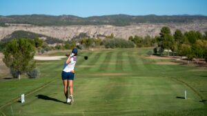 La guadiareña María Parra Luque no consigue pasar el ‘corte’, por un golpe, en el Iberdrola Calatayud Ladies Open