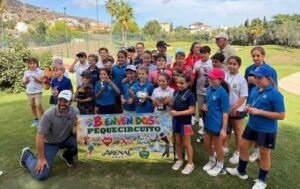 Fabio Utrera y Liane Gavira, del Club de Golf La Cañada, ganan sus categorías en la cita del Pequecircuito en Benalmádena