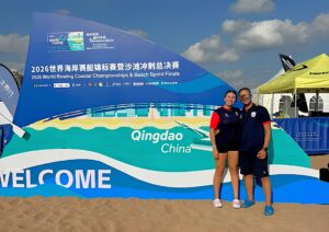 El dúo Paula Giannina Pecino y Anton io Javier Barbero, del CR de Mar La Línea, a la final A del Mundial de Quingdao