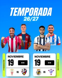 Las elecciones del 29 de noviembre puede condicionar el Algeciras CF-SD Huesca y el RB Linense-Bollullos CF